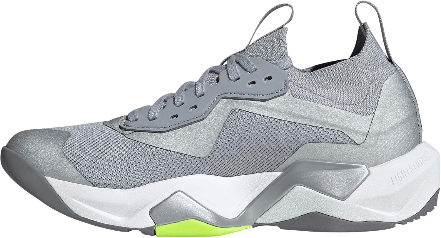 image:imageadidas Womens Rapidmove Advance 2 Training SneakersHalo SilverWhiteLucid Lemon