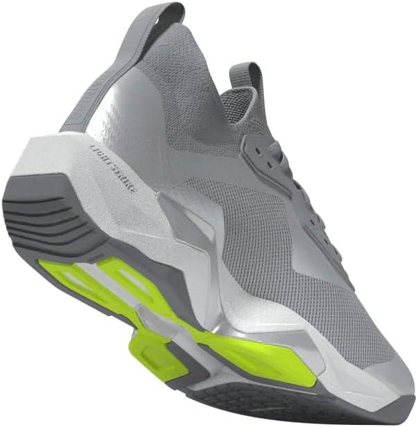image:imageadidas Womens Rapidmove Advance 2 Training SneakersHalo SilverWhiteLucid Lemon