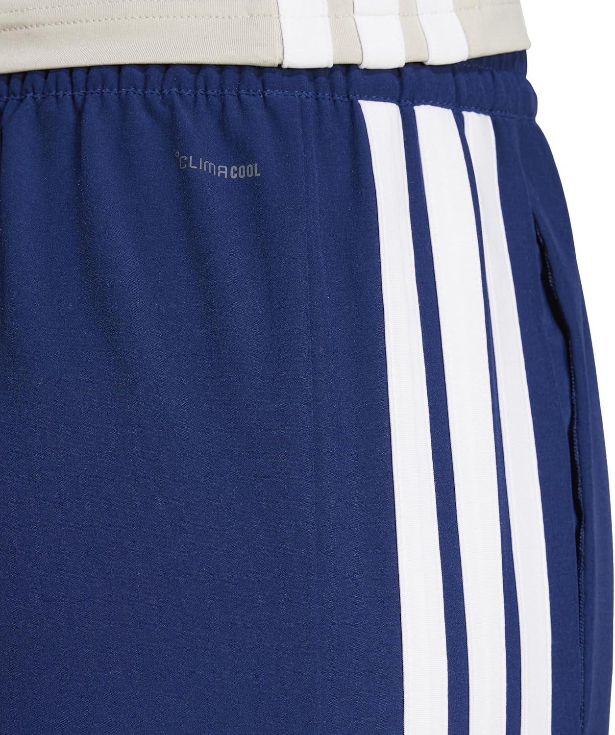 image:imageadidas Womens Train Essentials 3Stripes Woven PantsDark Blue White