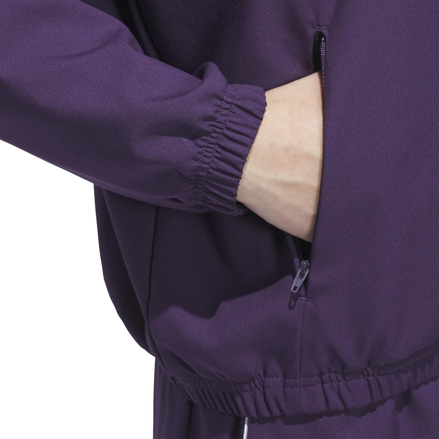 image:imageadidas womens Crazylite Woven Basketball JacketAurora PlumWhite