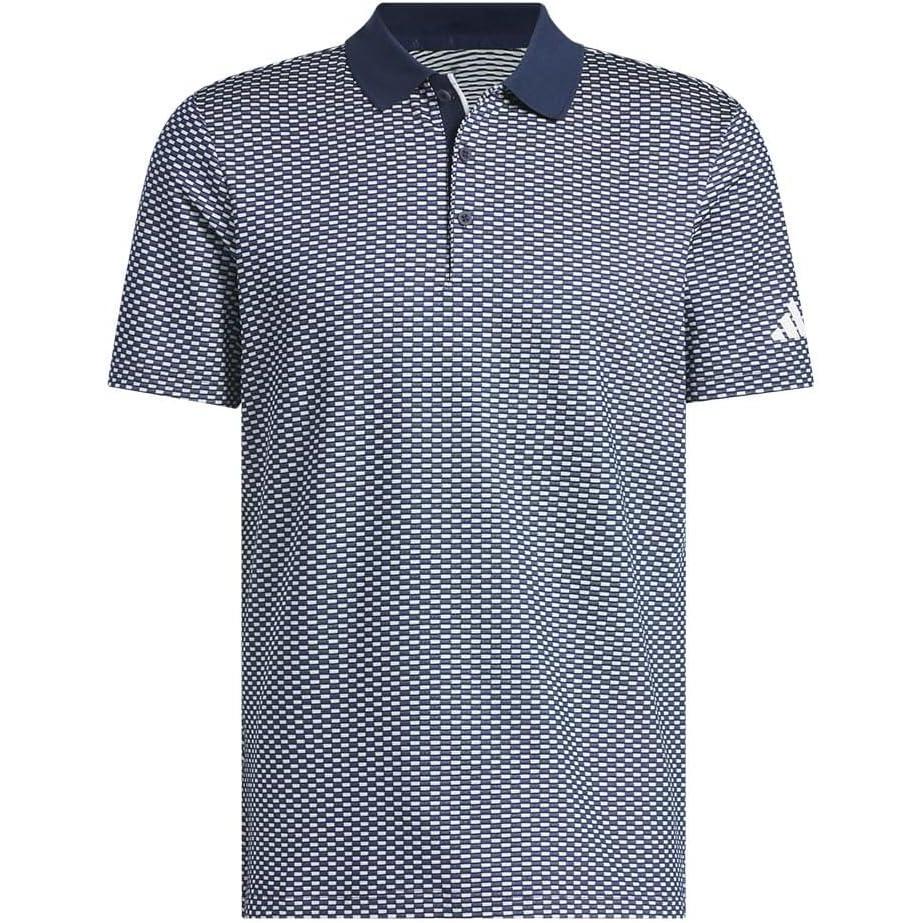 image:imageAdidas Mens Beyond Textured Polo ShirtCollegiate Navy