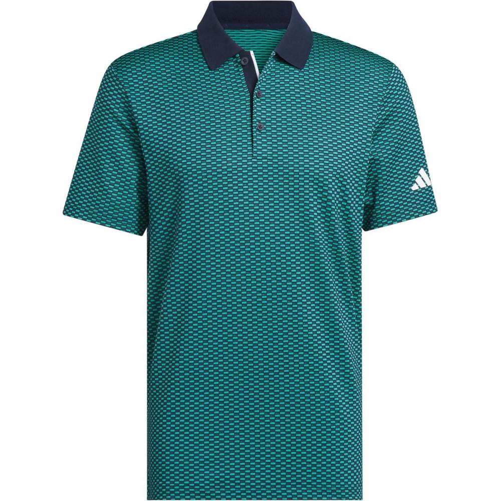 image:imageAdidas Mens Beyond Textured Polo ShirtPure Teal