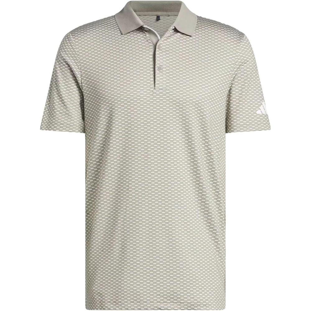 image:imageAdidas Mens Beyond Textured Polo ShirtPutty Beige S25
