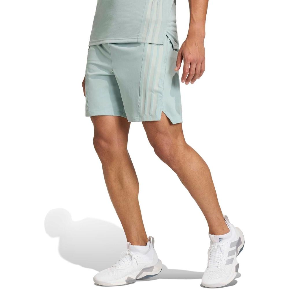 image:imageAdidas Mens Designed for Training 3Stripes ShortsWonder Sage
