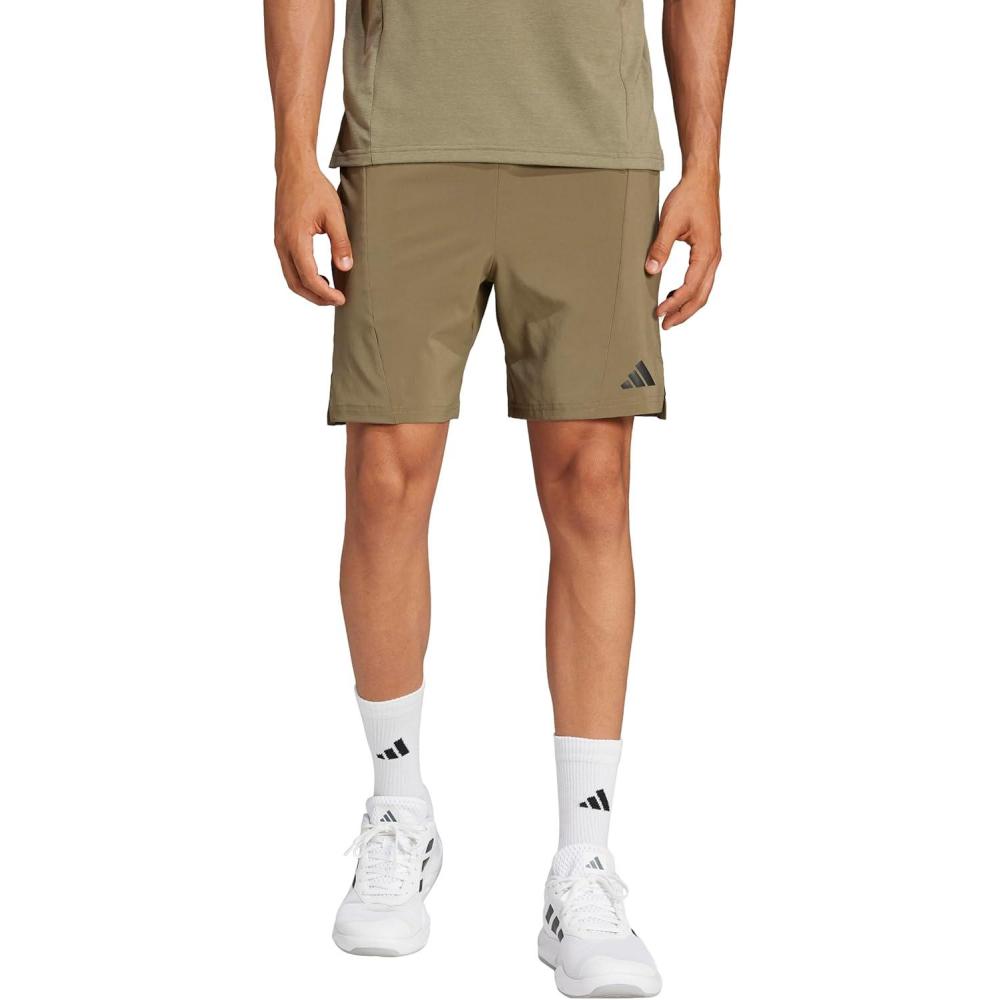 image:imageAdidas Mens Designed for Training Workout ShortsOlive Strata