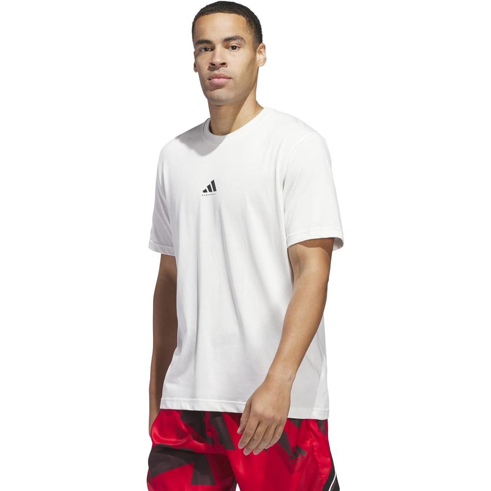image:imageAdidas Mens Select Foundation Basketball TShirtCloud White