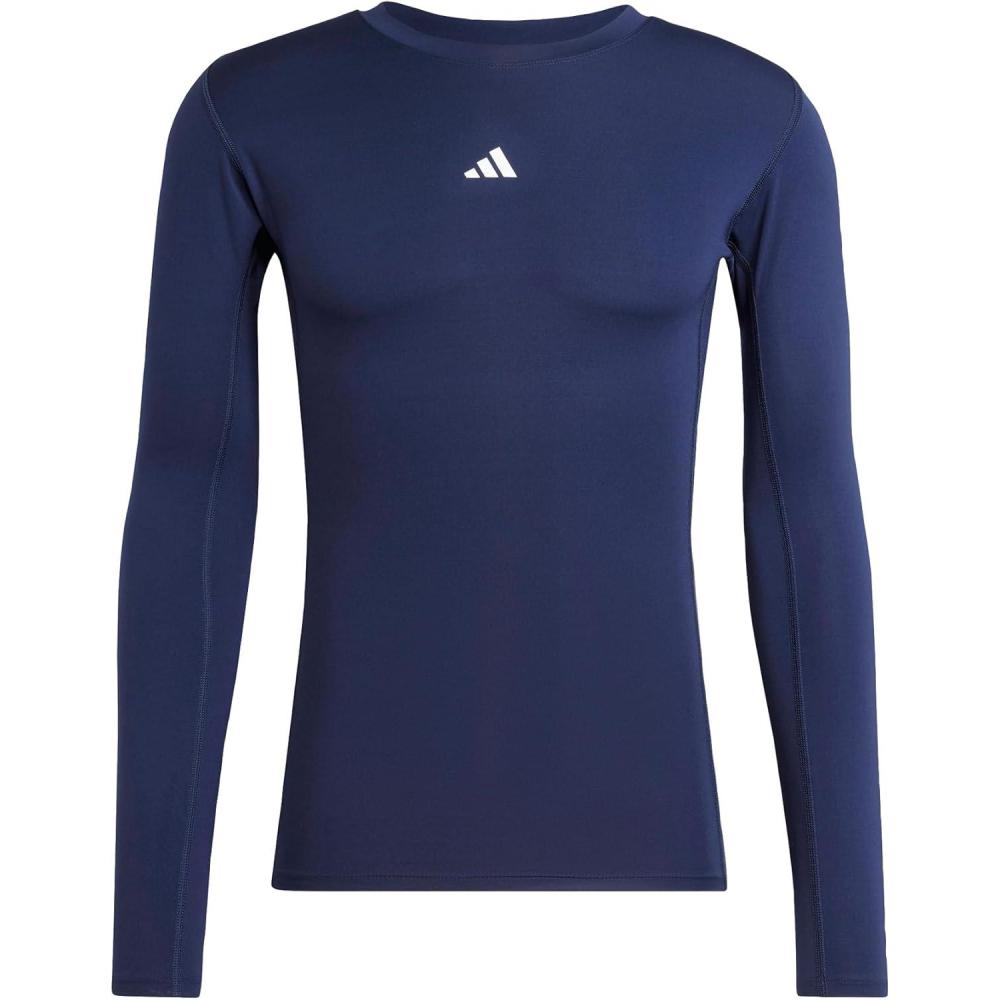 image:imageAdidas Mens Techfit Compression Long Sleeve Training TShirtInk