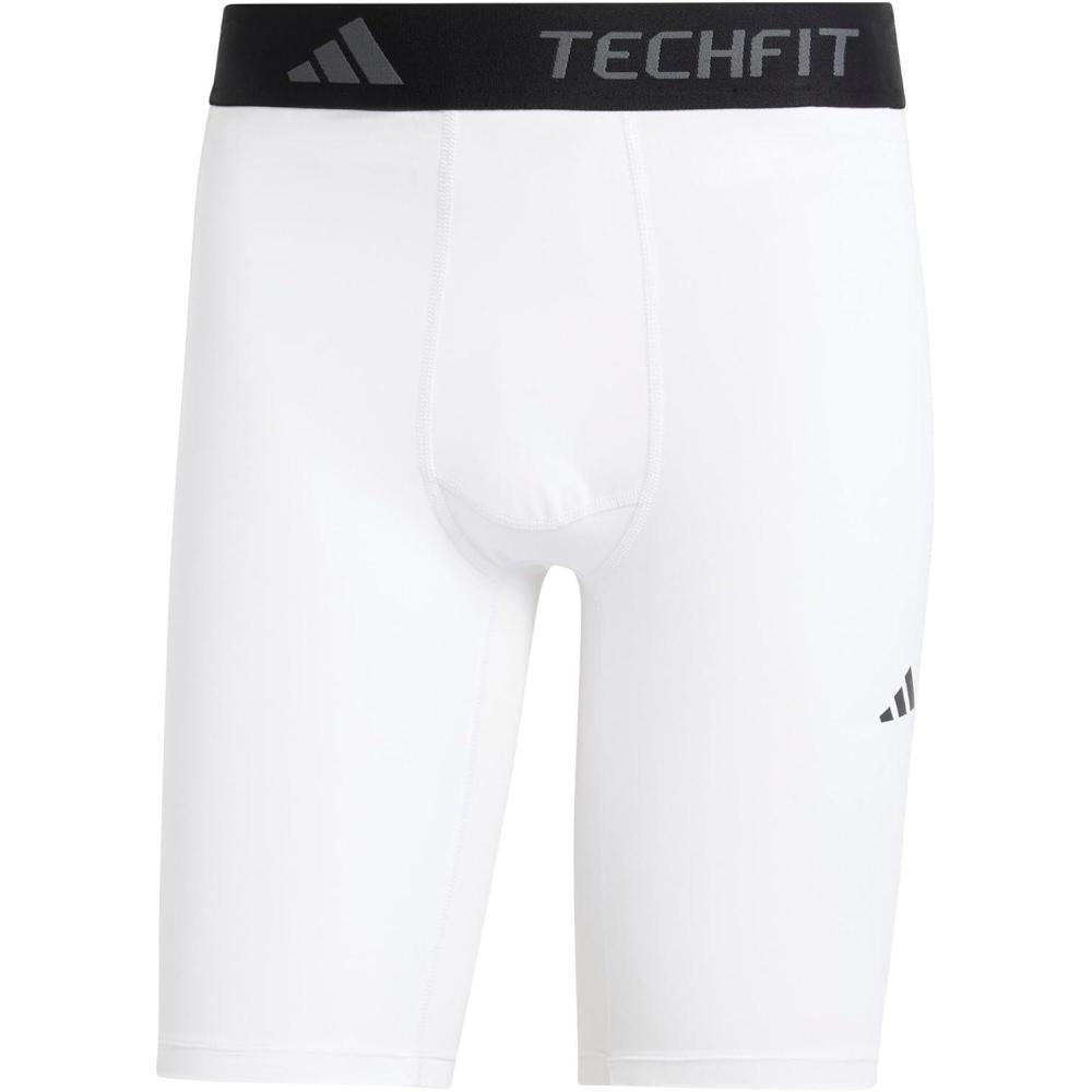 image:imageAdidas Mens Techfit Compression Training Short TightsWhite
