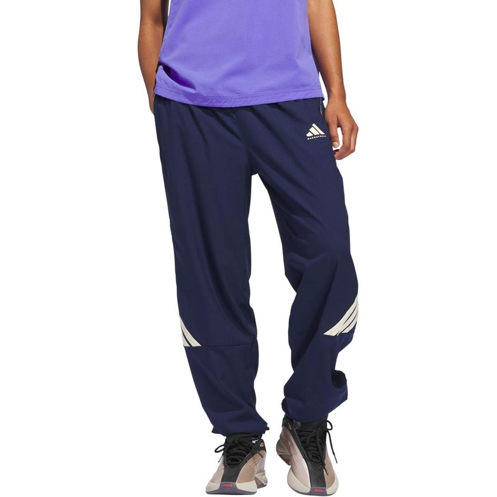 image:imageAdidas Womens Crazylite Woven Basketball PantsNight IndigoWarm Vanilla