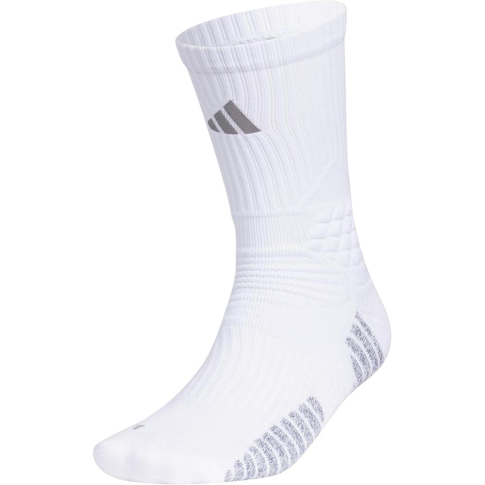 image:imageadidas Unisex Select Basketball Socks 1 Pair Multiple Heights1WhiteLight Onix Grey