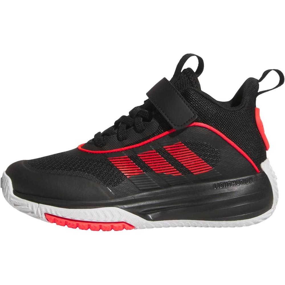 image:imageadidas UnisexChild Own The Game 30 Basketball Shoes Little KidBig KidBlackLucid RedWhite