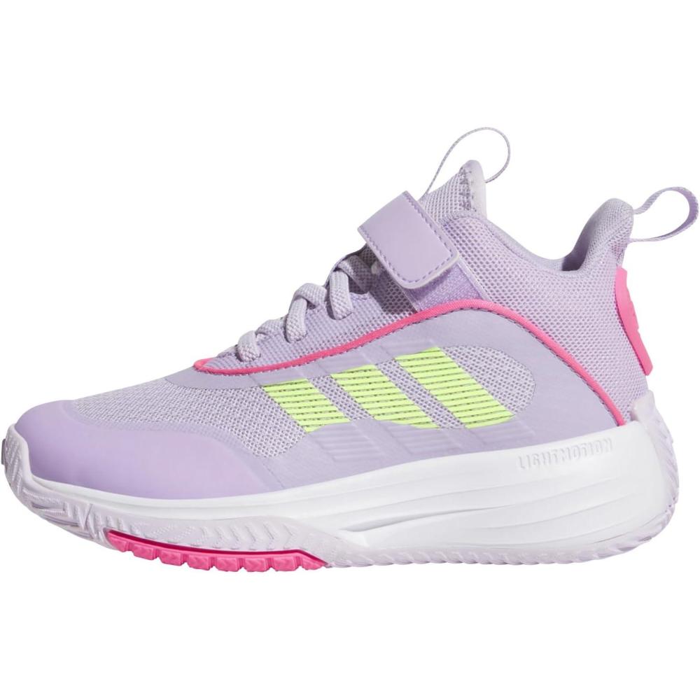 image:imageadidas UnisexChild Own The Game 30 Basketball Shoes Little KidBig KidIce LavenderLucid LemonPowder Plum
