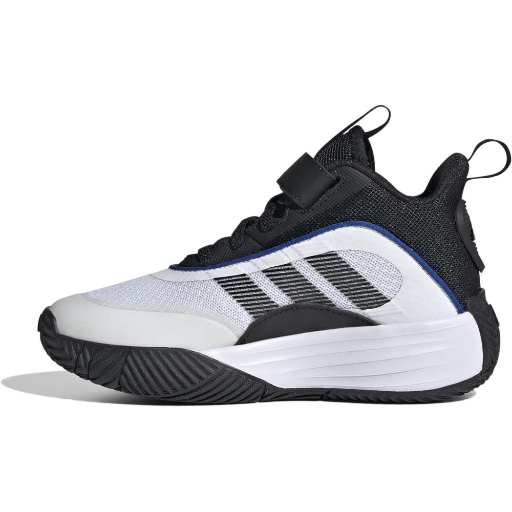 image:imageadidas UnisexChild Own The Game 30 Basketball Shoes Little KidBig KidWhiteBlackBlack