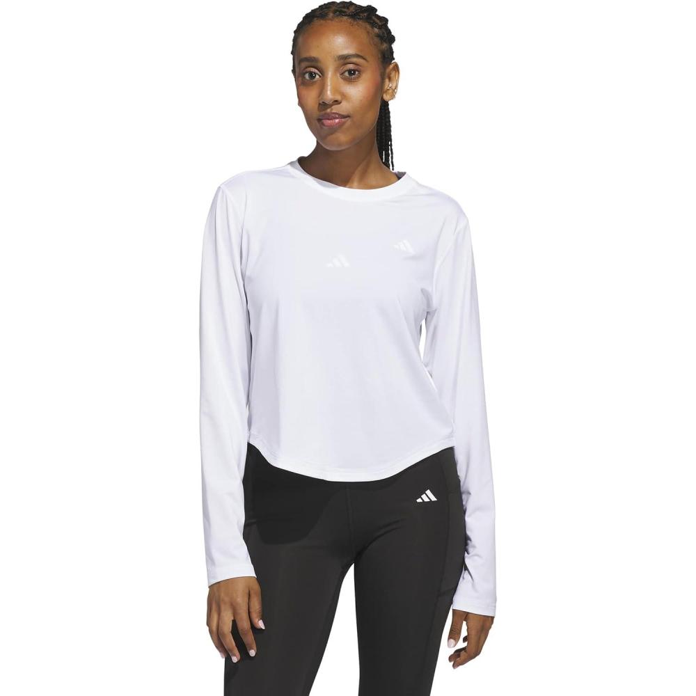 image:imageadidas Womens Designed for Training Everyday Long Sleeve TShirtWhite