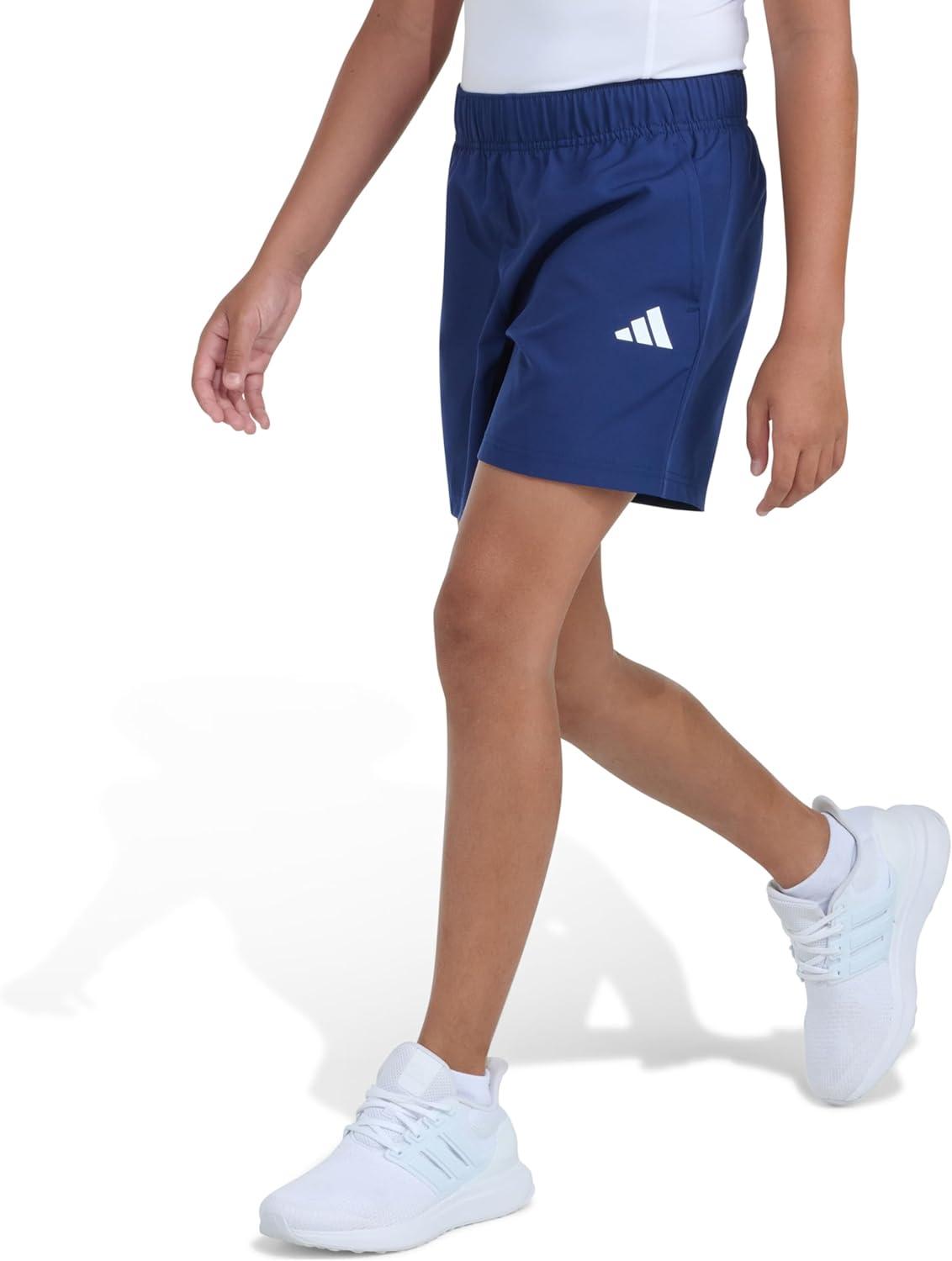 image:imageAdidas Boys Elastic Waistband Woven Essentials World Cup Small Logo Short Dark Blue M1012