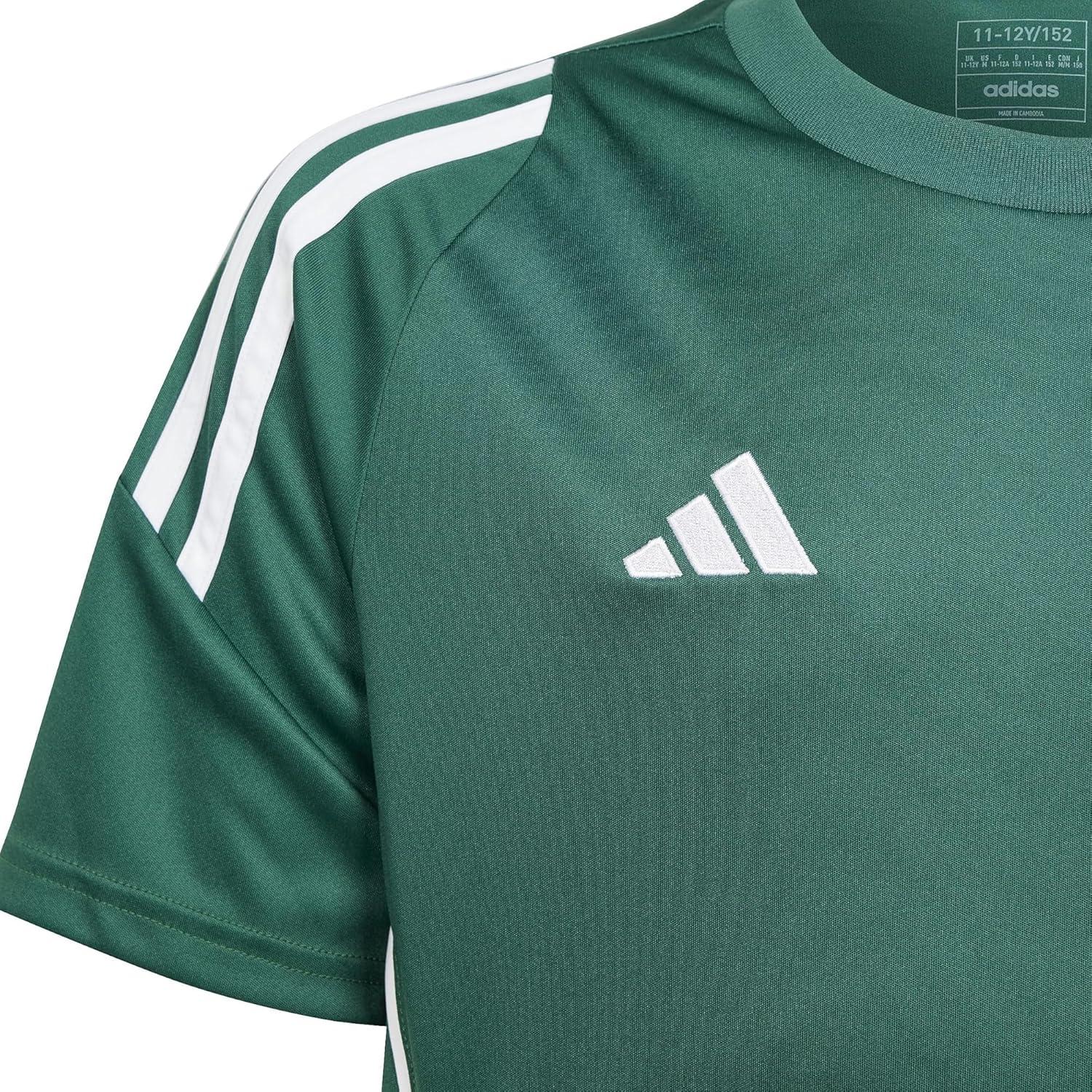 image:imageAdidas Boys Tiro 24 JerseyTeam Dark GreenWhite