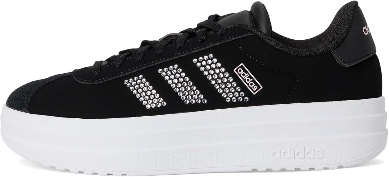image:imageAdidas Kids VL Court BoldBlackWhiteClear Pink