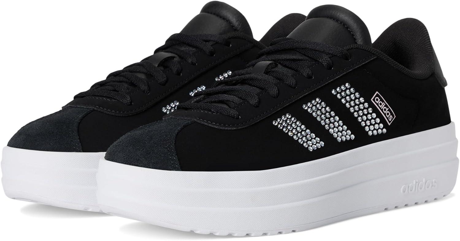 image:imageAdidas Kids VL Court BoldBlackWhiteClear Pink