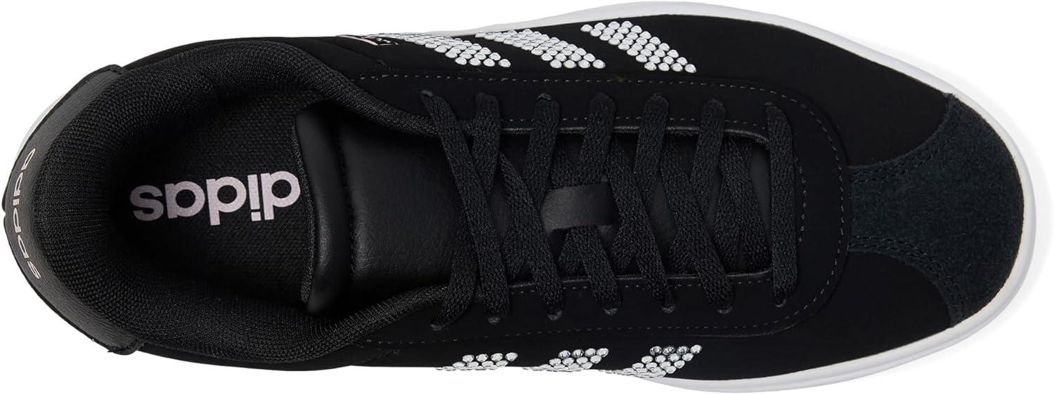 image:imageAdidas Kids VL Court BoldBlackWhiteClear Pink