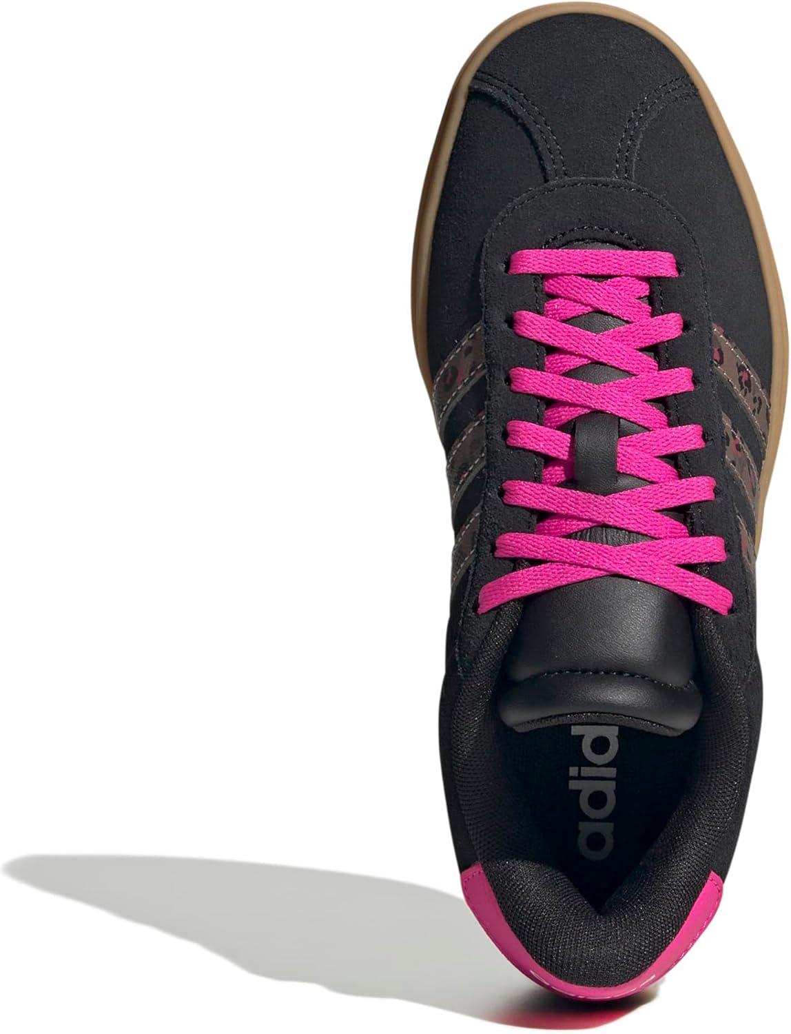image:imageAdidas Kids VL Court BoldBlackWonder BeigeShock Pink
