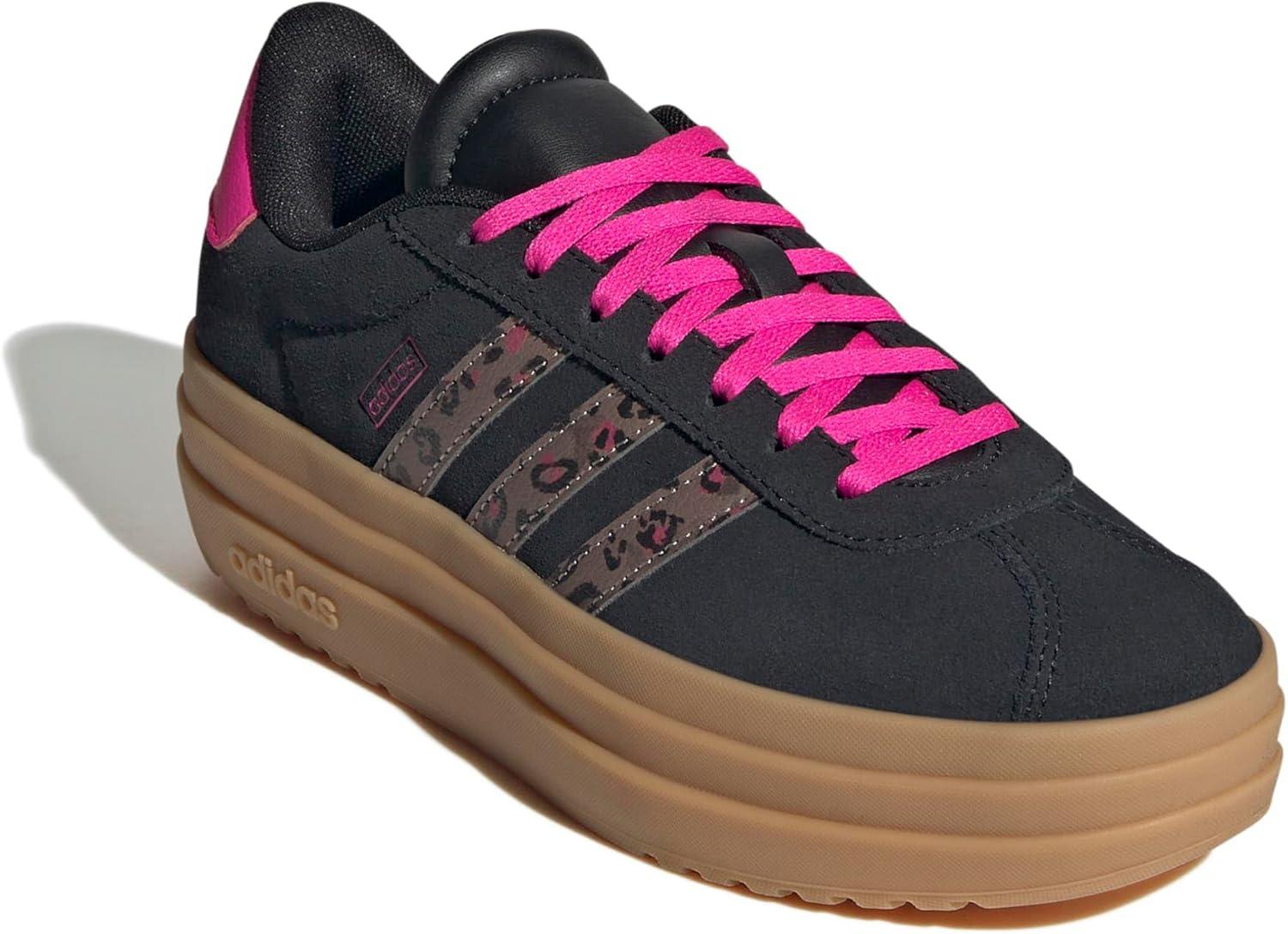 image:imageAdidas Kids VL Court BoldBlackWonder BeigeShock Pink