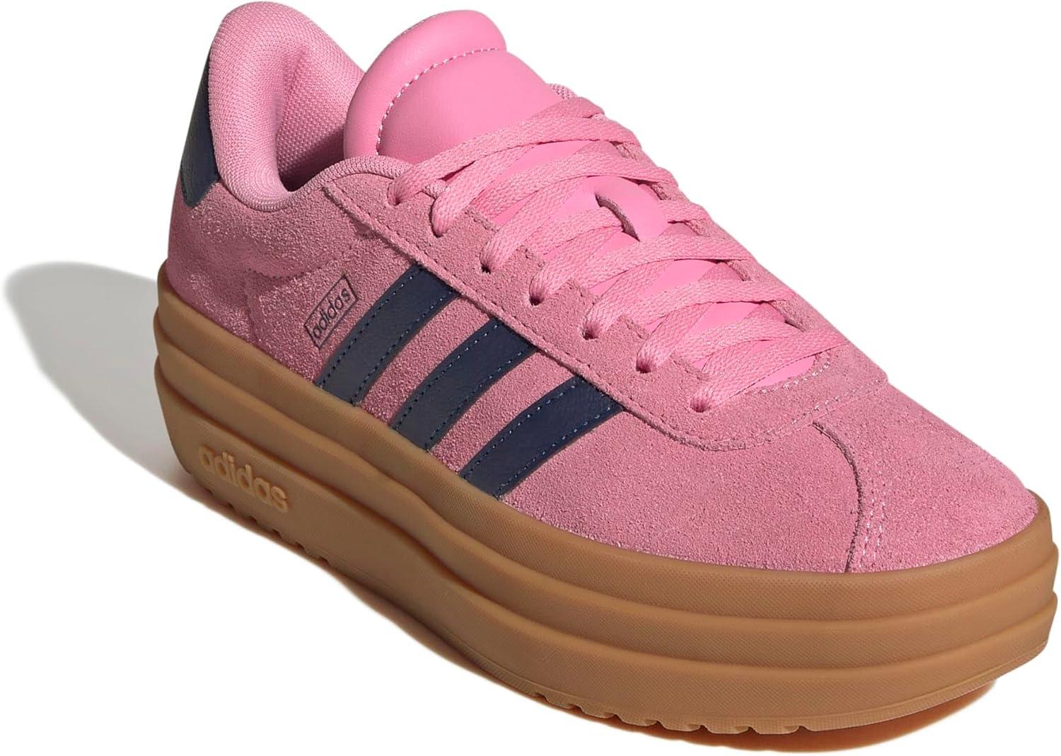 image:imageAdidas Kids VL Court BoldBliss PinkDark BlueGold Metallic
