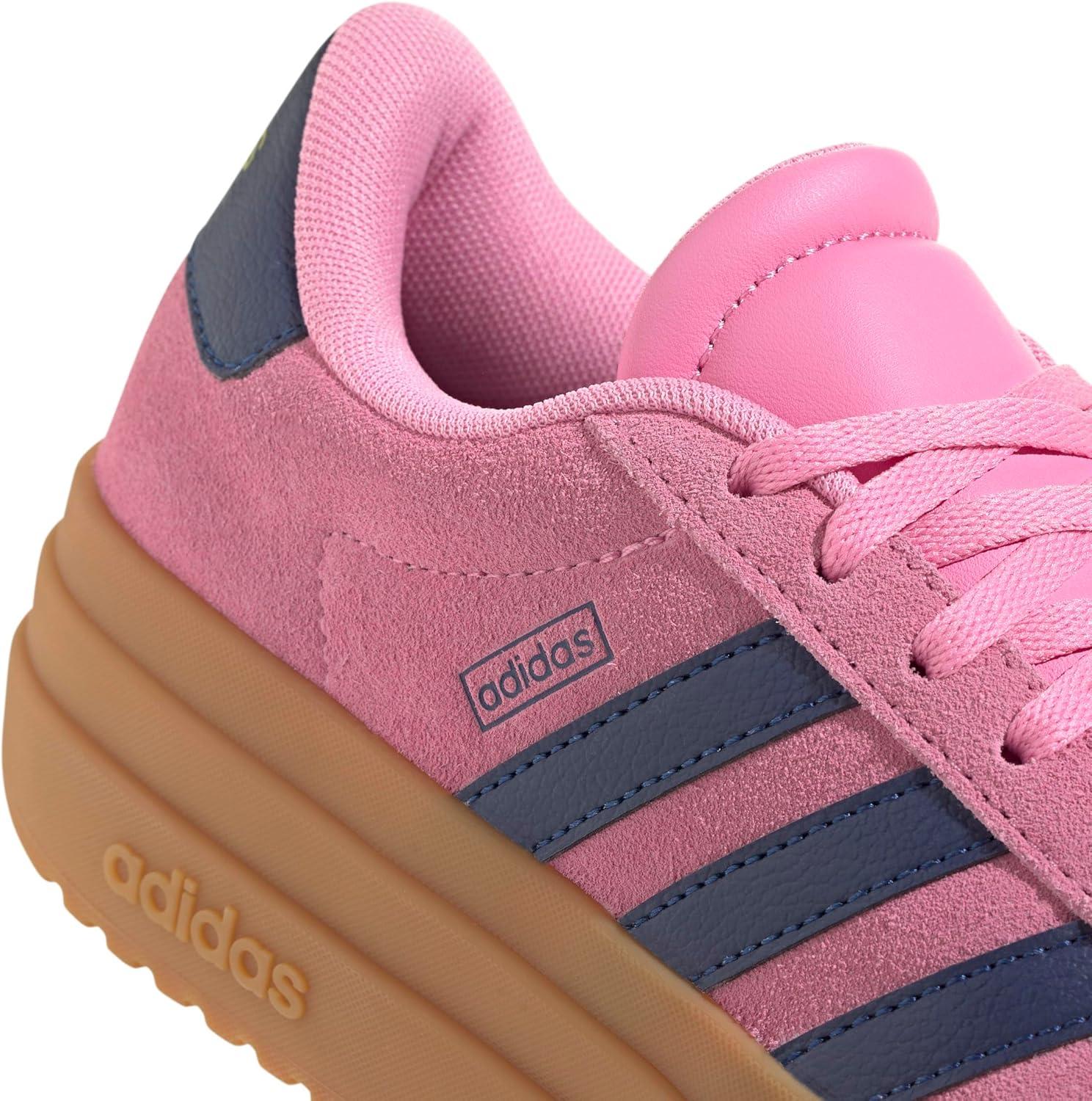 image:imageAdidas Kids VL Court BoldBliss PinkDark BlueGold Metallic