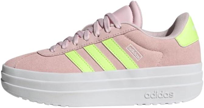 image:imageAdidas Kids VL Court BoldClear PinkYellowWhite