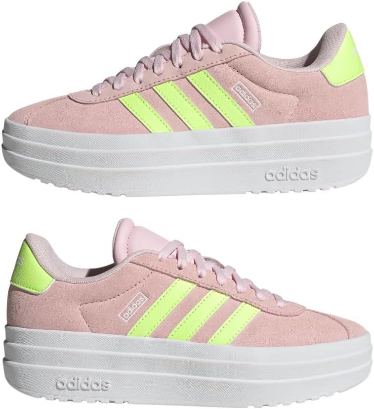 image:imageAdidas Kids VL Court BoldClear PinkYellowWhite