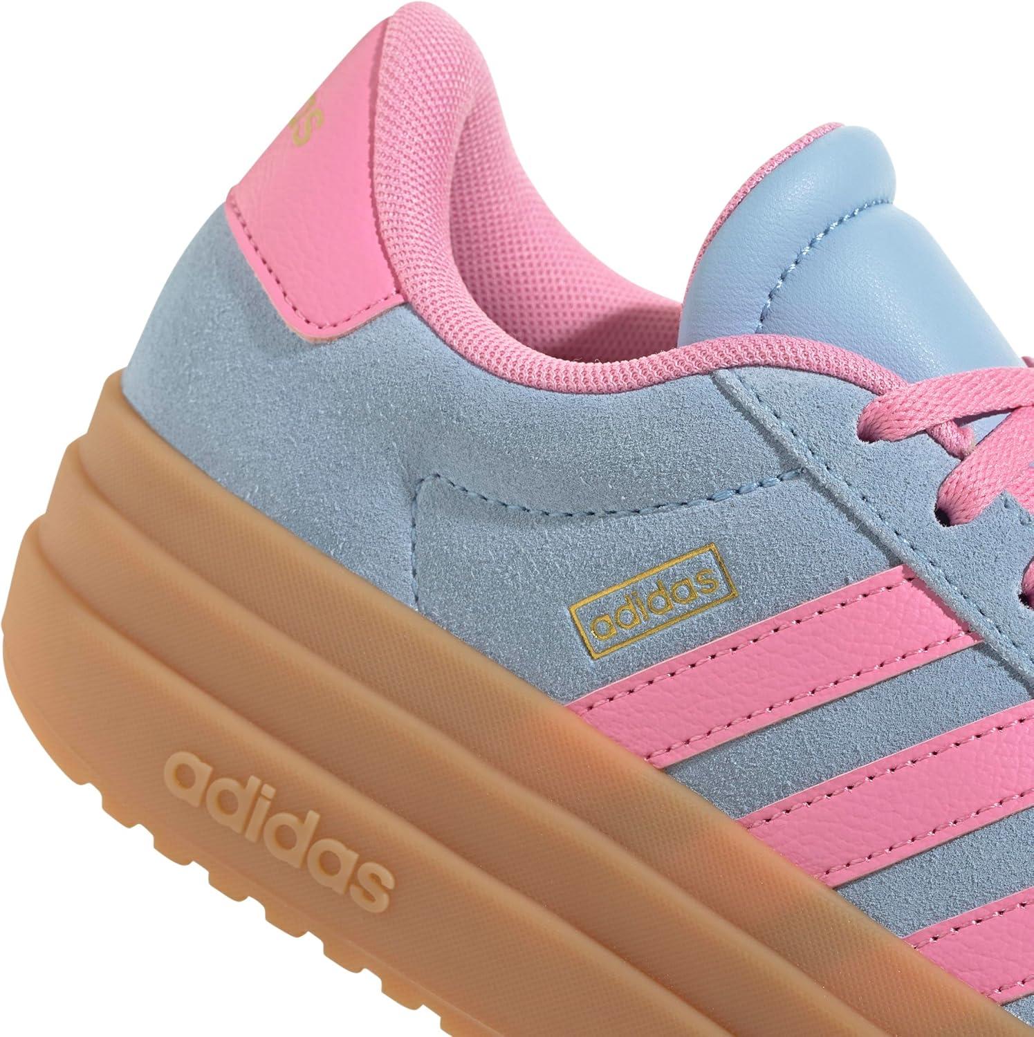 image:imageAdidas Kids VL Court BoldClear SkyBliss PinkGold Metallic