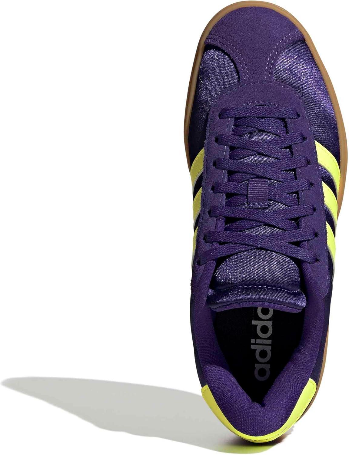 image:imageAdidas Kids VL Court BoldCollegiate PurpleYellowSilver Metallic