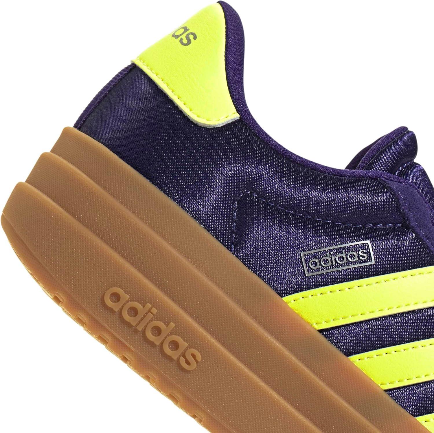 image:imageAdidas Kids VL Court BoldCollegiate PurpleYellowSilver Metallic