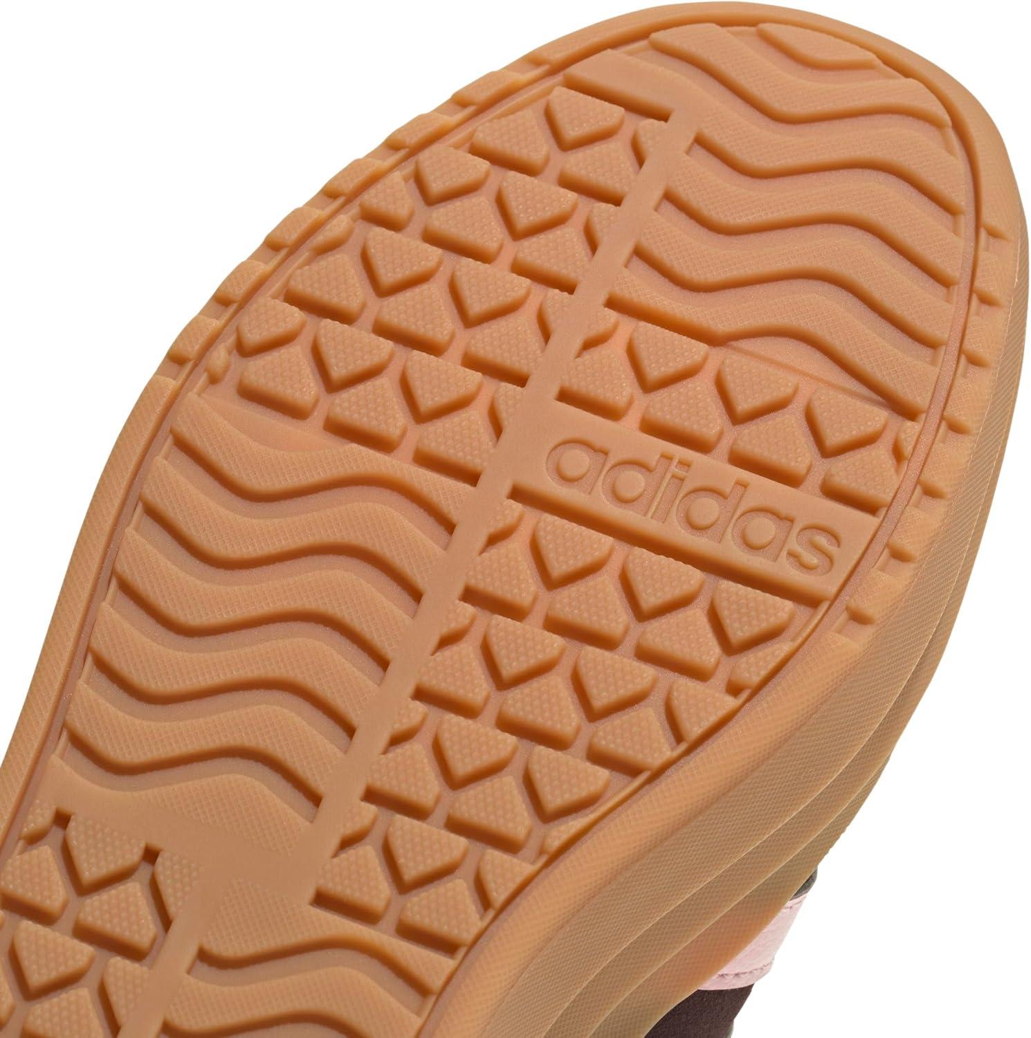 image:imageAdidas Kids VL Court BoldShadow BrownClear PinkGold Metallic