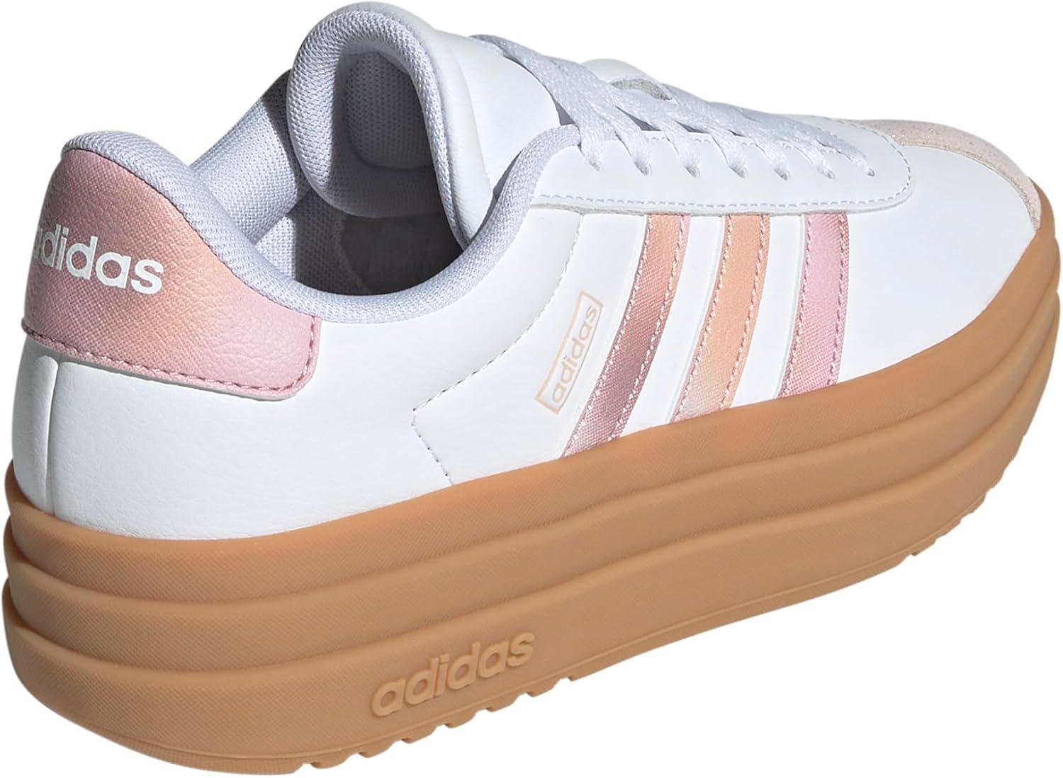 image:imageAdidas Kids VL Court BoldWhitePowder CoralGum