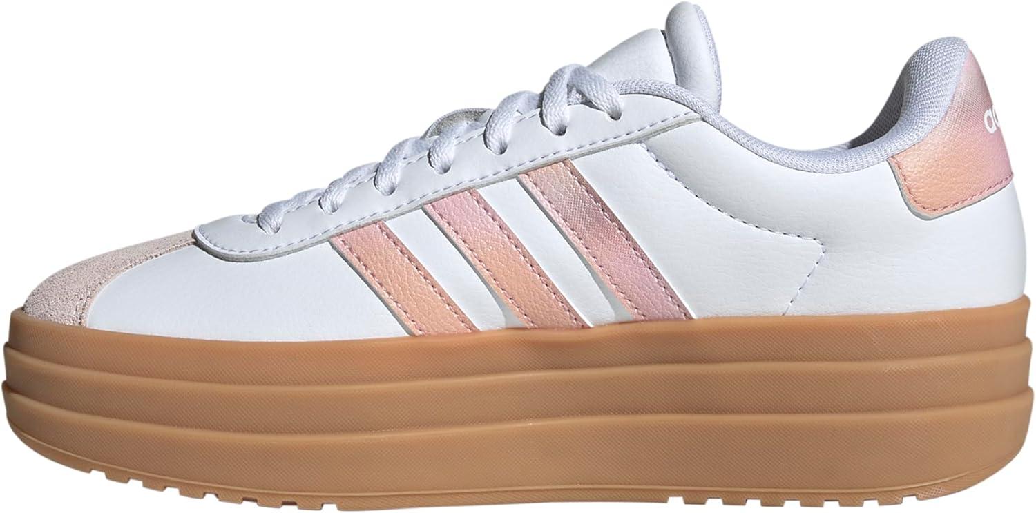 image:imageAdidas Kids VL Court BoldWhitePowder CoralGum