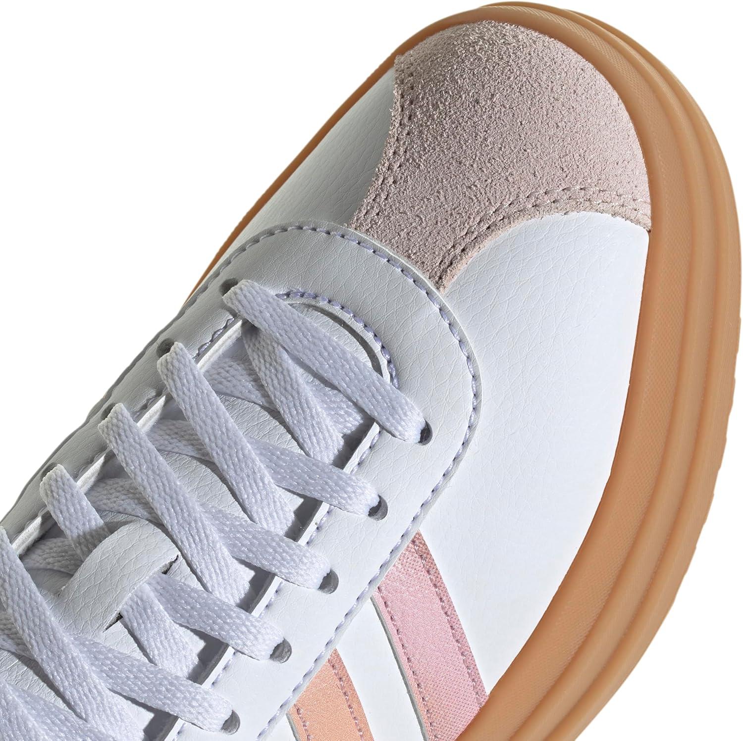 image:imageAdidas Kids VL Court BoldWhitePowder CoralGum