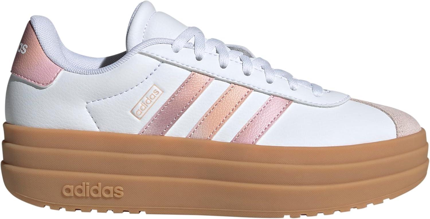 image:imageAdidas Kids VL Court BoldWhitePowder CoralGum