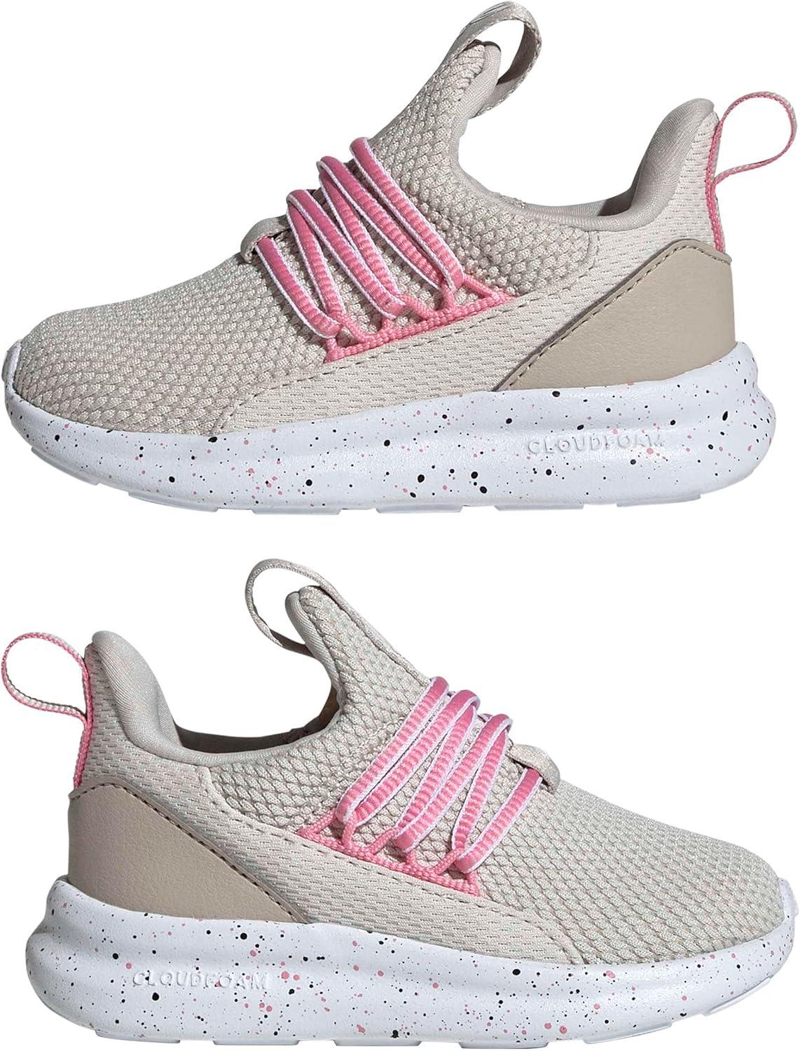 image:imageAdidas UnisexChild Lite Racer Adapt 70 SneakerAluminaBliss PinkWonder Beige