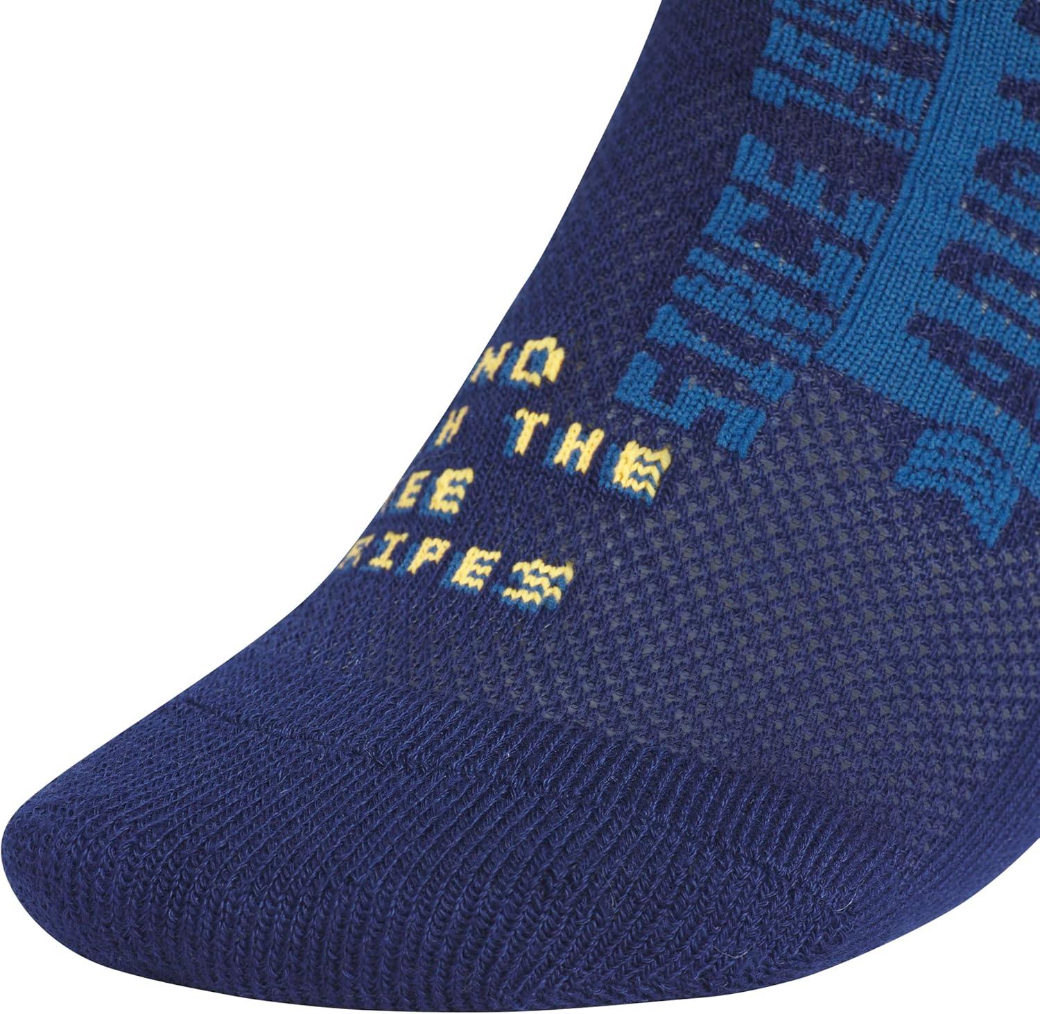 image:imageadidas Unisex Kids Cushioned Quarter Ankle Socks for Boys and Girls 6 Pairs Durable amp ComfortableGraphicDark BlueHeather GreyLucid Tangerine Orange