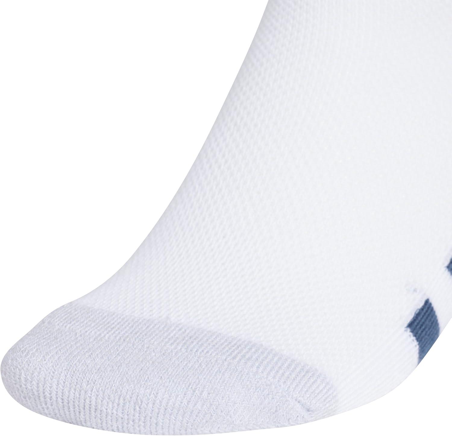 image:imageadidas Unisex Kids Cushioned Quarter Ankle Socks for Boys and Girls 6 Pairs Durable amp ComfortableWhitePure Teal GreenMineral Blue