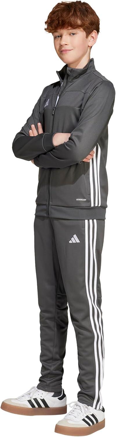 image:imageadidas UnisexChild Tiro 25 Essentials Training Track PantsGreyWhite