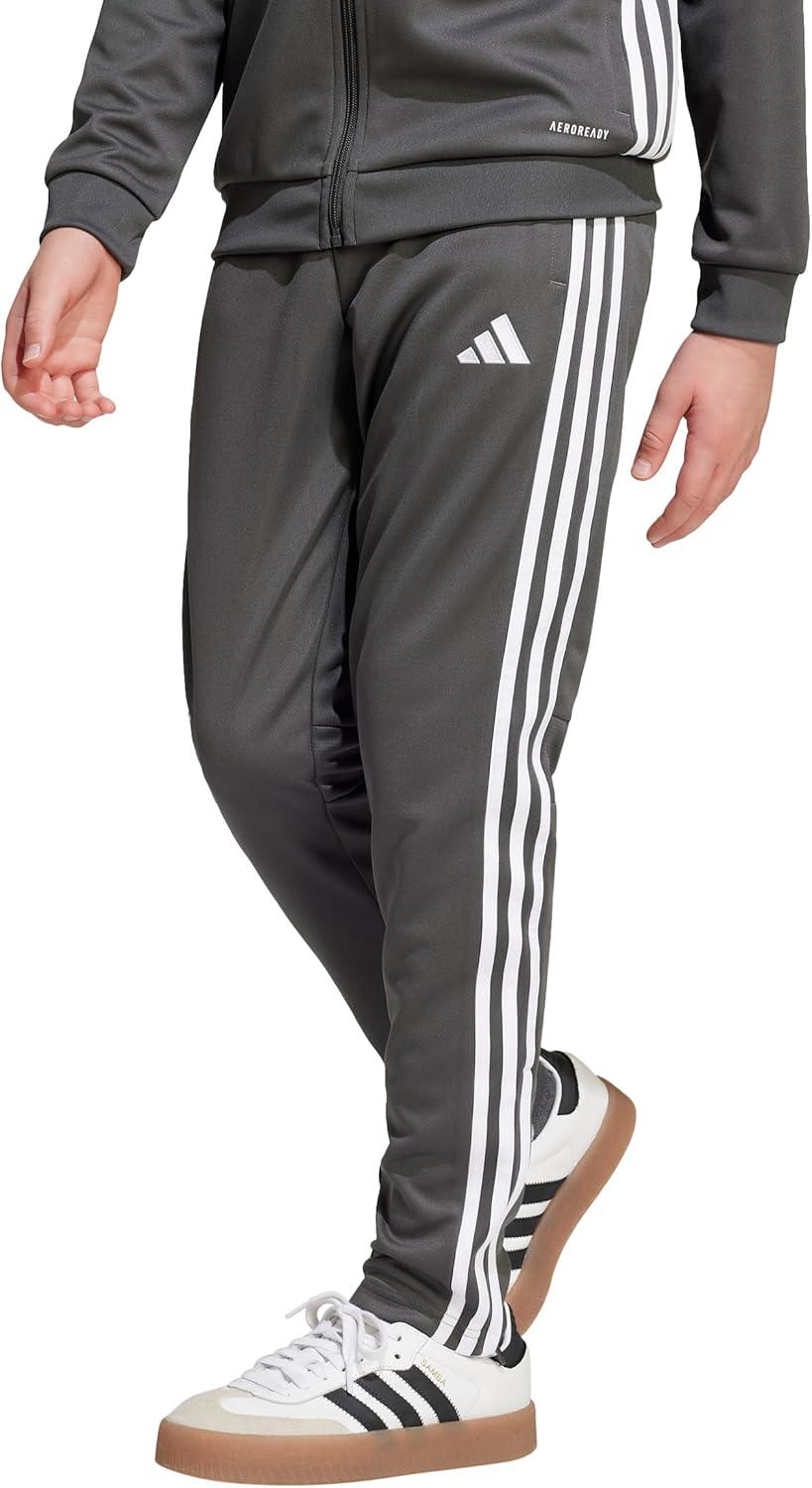 image:imageadidas UnisexChild Tiro 25 Essentials Training Track PantsGreyWhite