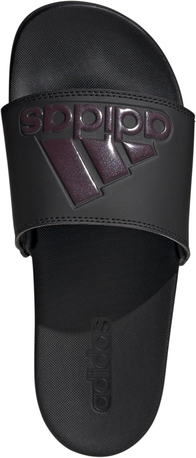 image:imageadidas Womens Adilette Comfort Slide SandalBlackAurora MetBlack