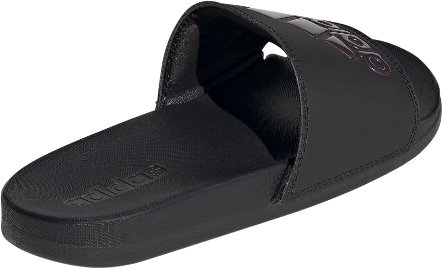 image:imageadidas Womens Adilette Comfort Slide SandalBlackAurora MetBlack