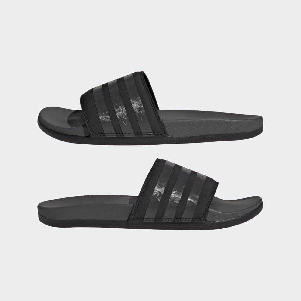 image:imageadidas Womens Adilette Comfort Slide SandalBlackGreyBlack
