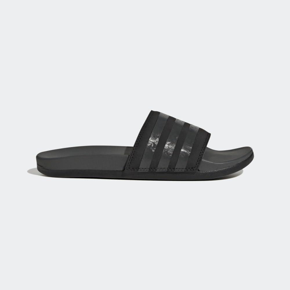 image:imageadidas Womens Adilette Comfort Slide SandalBlackGreyBlack