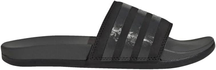 image:imageadidas Womens Adilette Comfort Slide SandalBlackGreyBlack