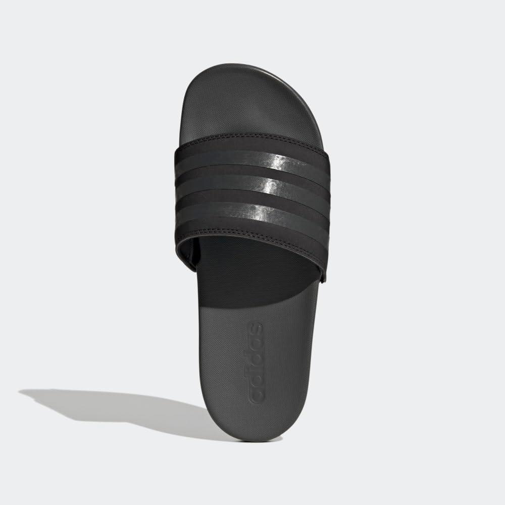 image:imageadidas Womens Adilette Comfort Slide SandalBlackGreyBlack