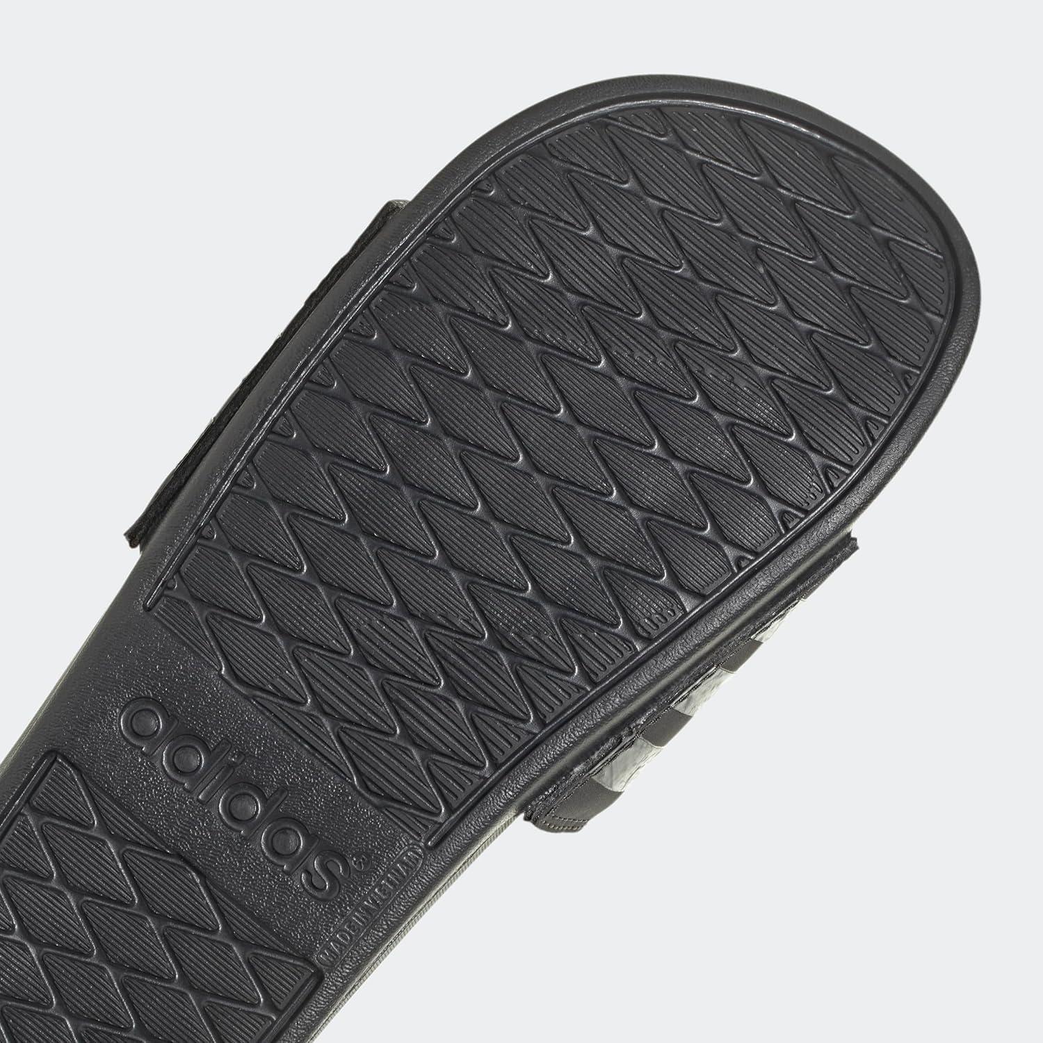 image:imageadidas Womens Adilette Comfort Slide SandalBlackGreyBlack