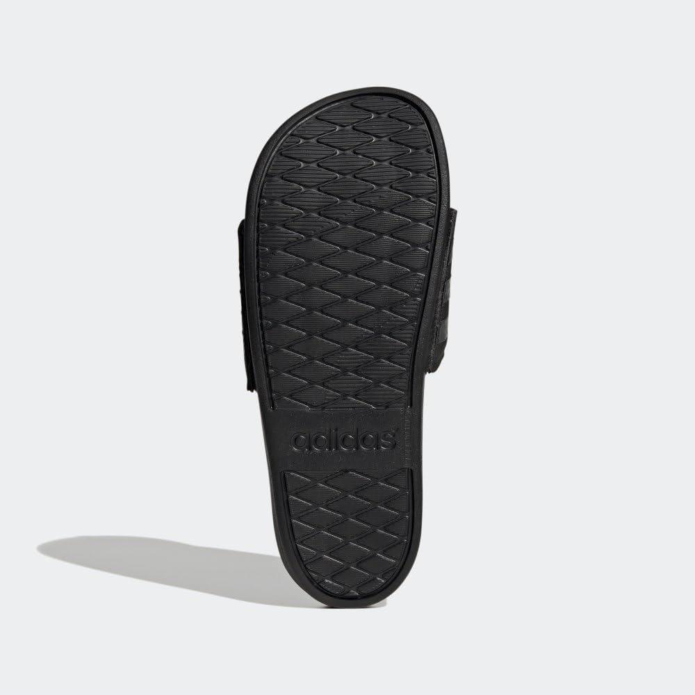 image:imageadidas Womens Adilette Comfort Slide SandalBlackGreyBlack